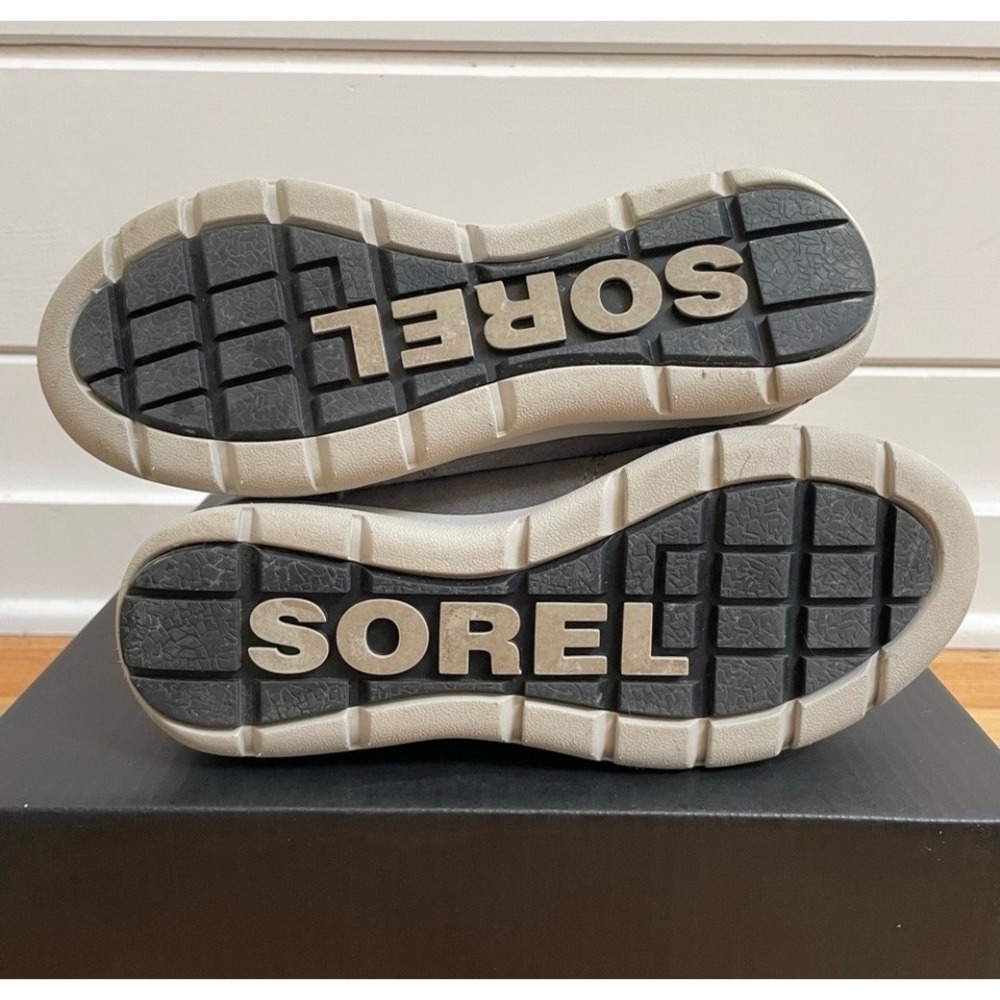 Sorel Explorer Joan Waterproof Winter Boots Quarry Grey NL3423-048 Womens 9.5 - Picture 4 of 10